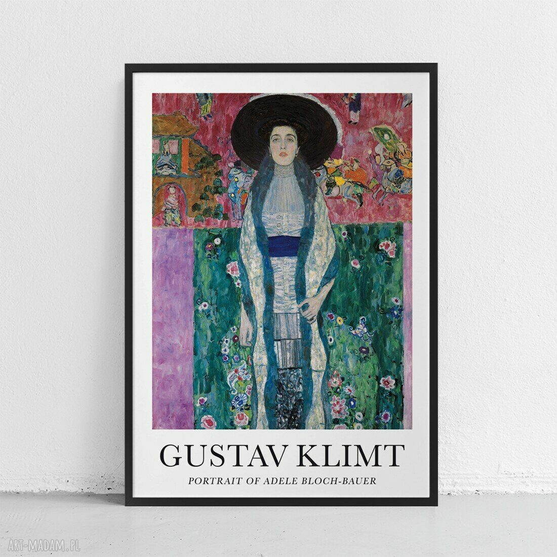 Plakat Gustav Klimt Portret Adele Bloch-Bauer - format 61x91 cm