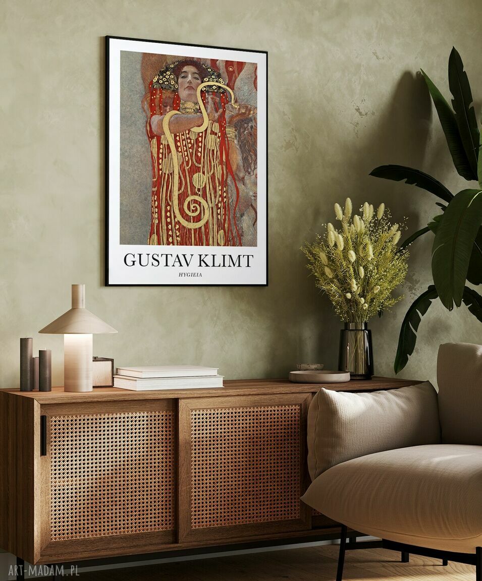 Plakat Gustav Klimt „Hygieia” - format 30x40 cm