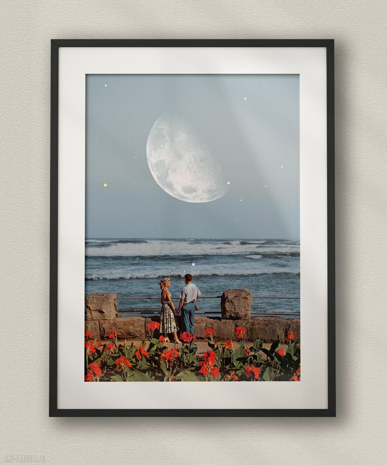 Plakat "Gwiazdy w Twoich oczach" - kolaż Fine Art A3