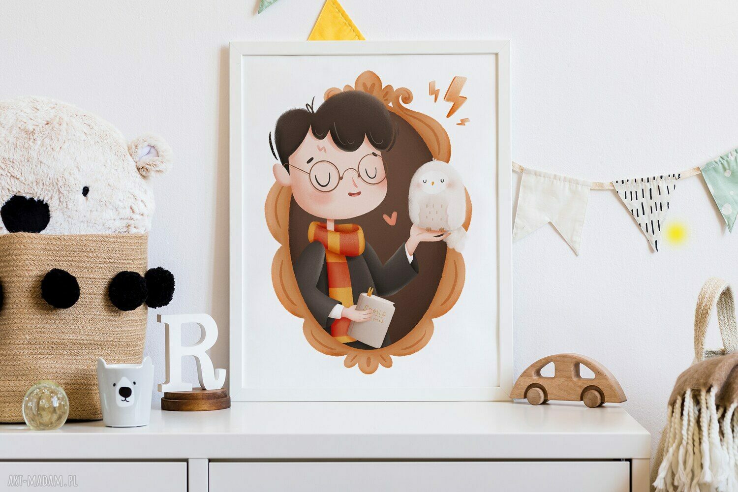Plakat Harry Potter 50x70 cm Hogwart - Hogstudio dla dzieci