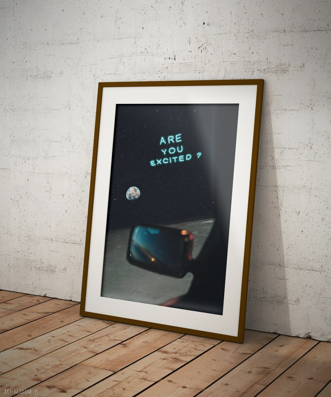 Plakat Highway - Kolaż Fine Art A3