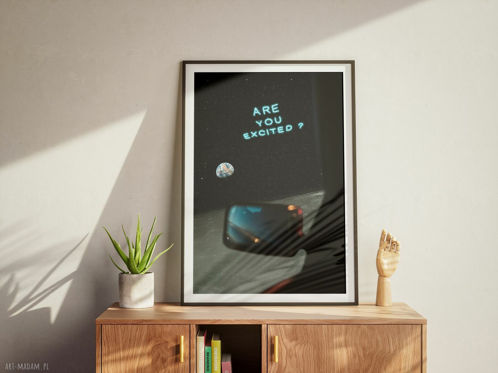 Plakat Highway - Kolaż Fine Art A3