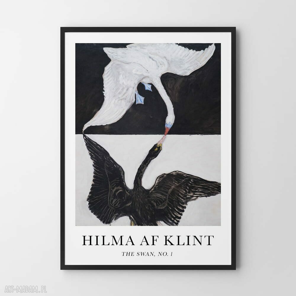 Plakat Hilma af Klint The Swan do sypialni 30x40 cm