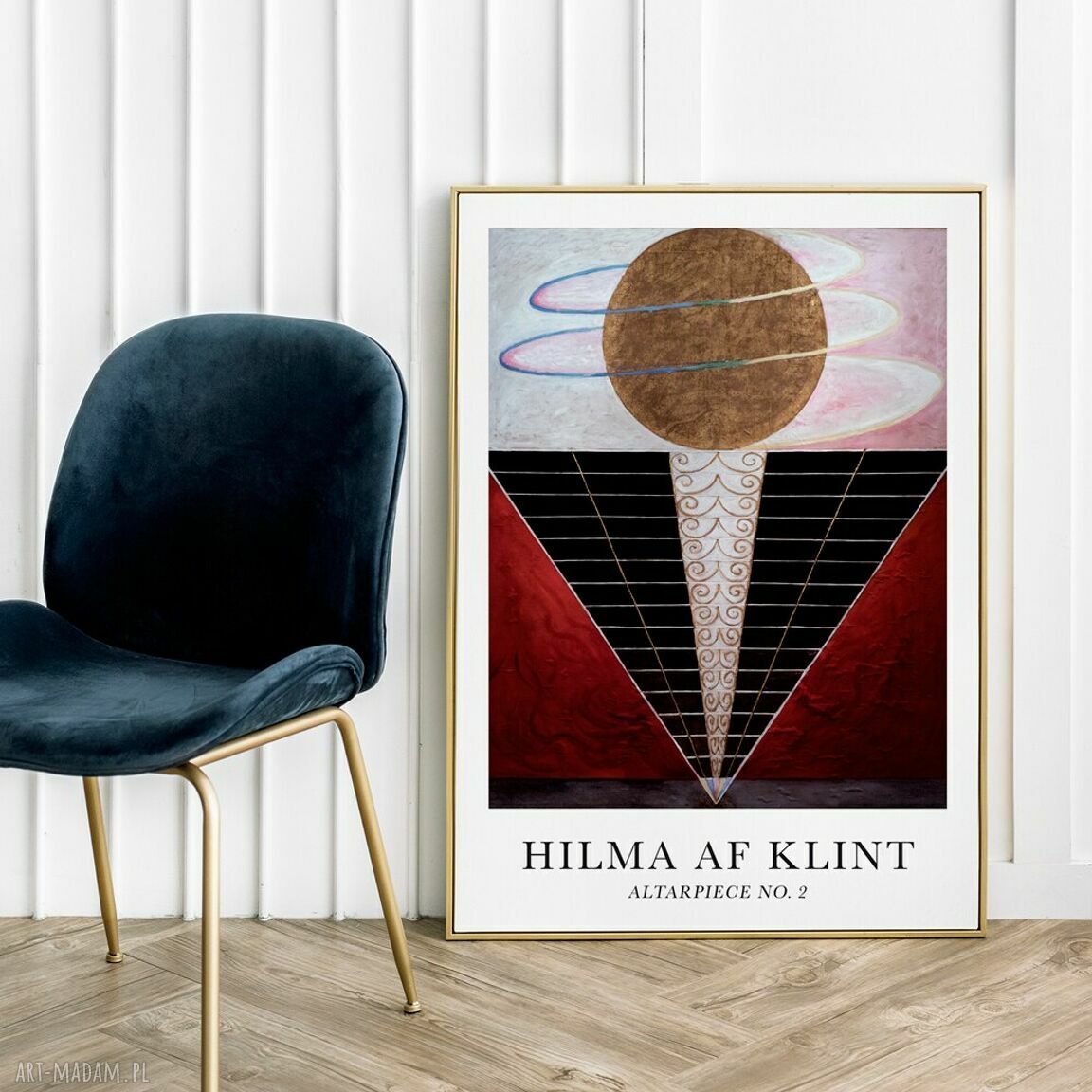 Plakat Hilma af Klint Altarpiece w formacie 30x40 cm