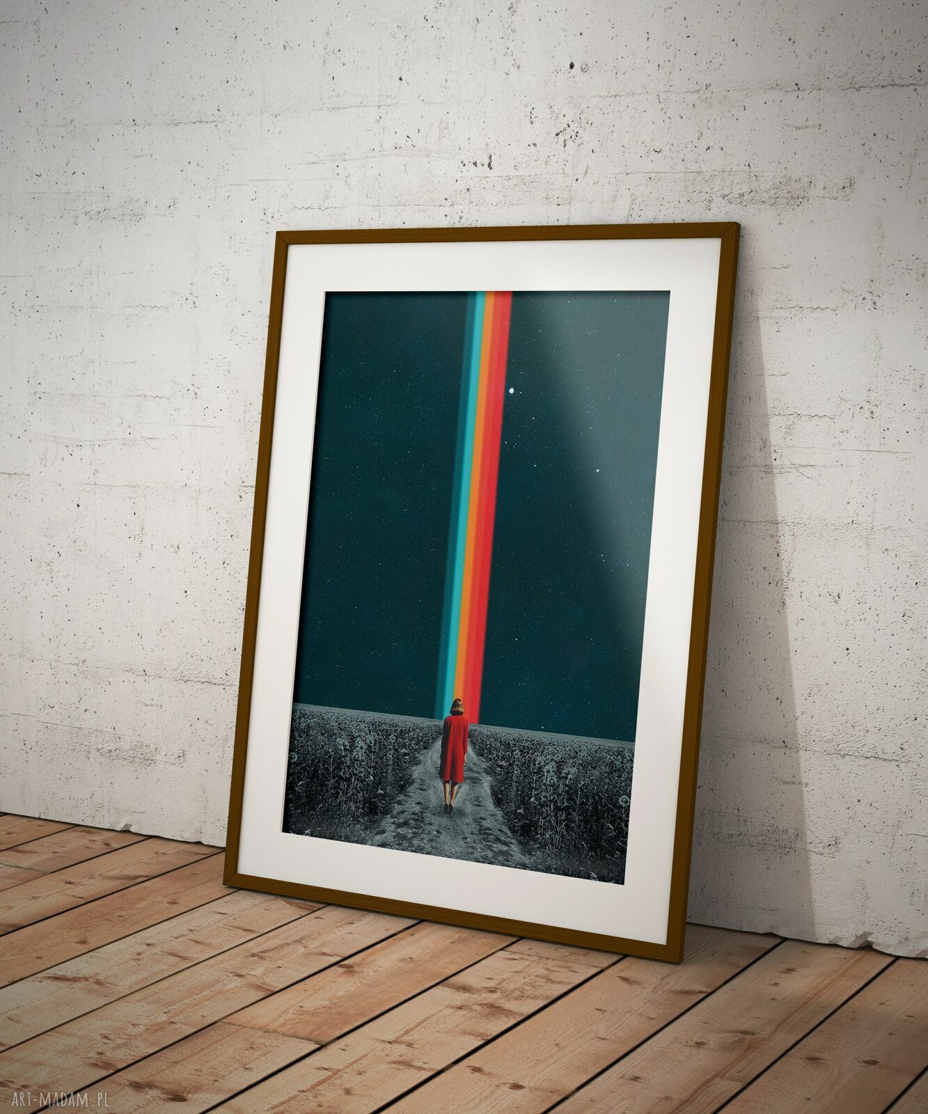 Plakat „Idź swoją drogą” 70x100 cm - kolaż Girl Power
