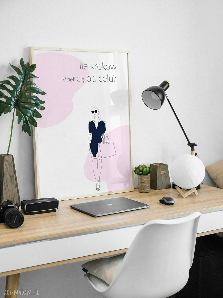 Plakat ilustrowany A3 Ile do celu
