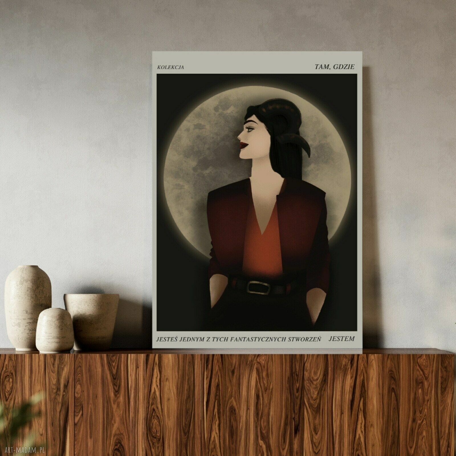 Plakat „Jesteś jednym z tych fantastycznych stworzeń” 50x70 cm