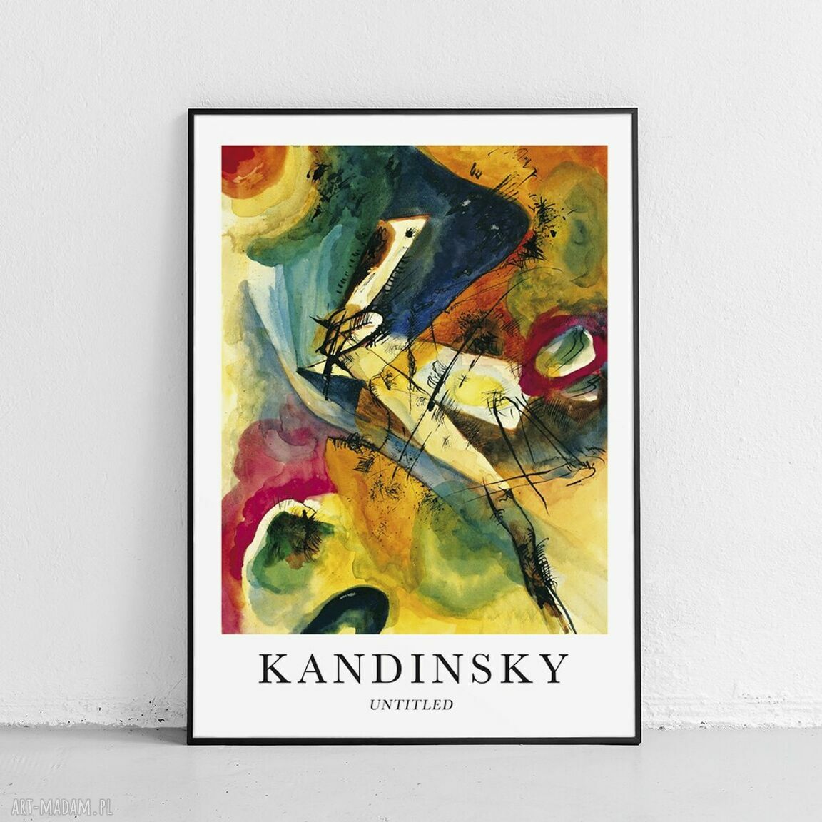 Plakat Kandinsky „Untilted” - abstrakcja A4
