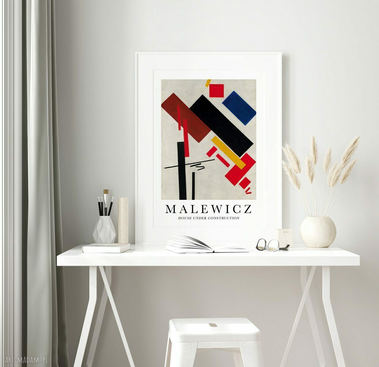 Plakat Kazimierz Malewicz House under Construction - format A4