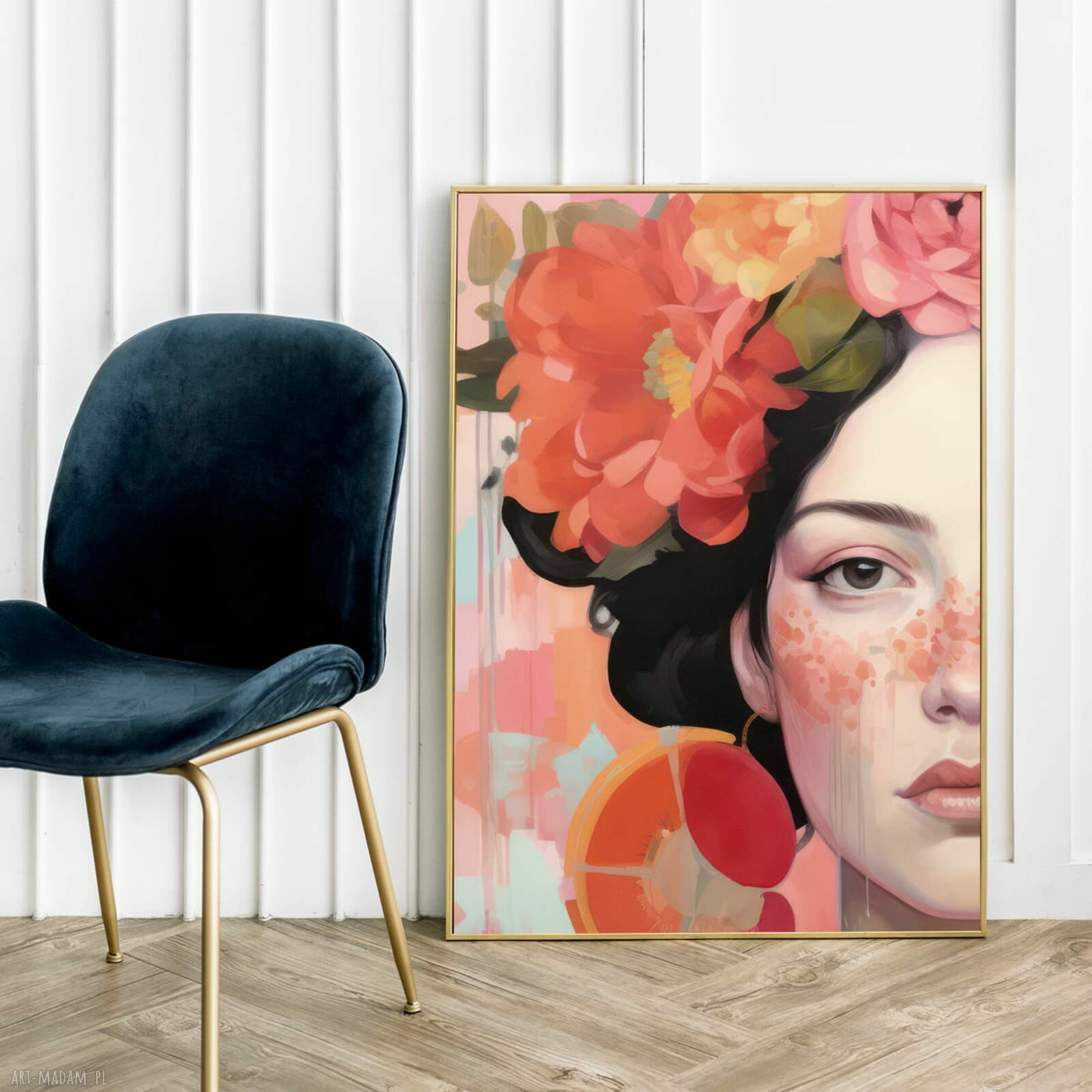 Plakat Kobieta w kadrze - format 30x40 cm