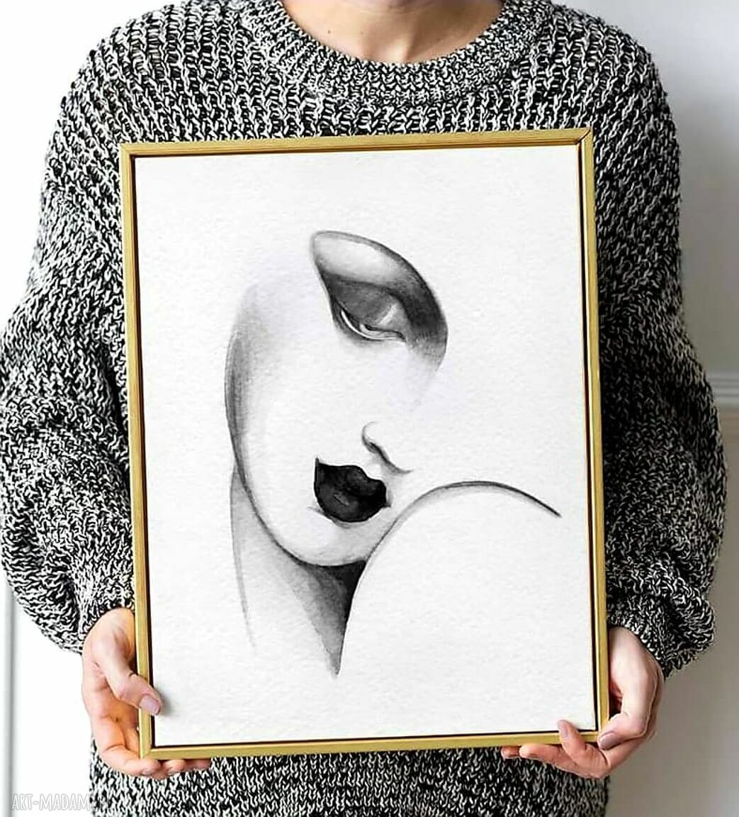 Plakat Kobieta Tamara - format 30x40 cm