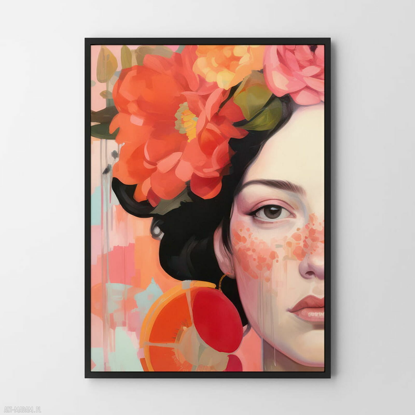 Plakat Kobieta w kadrze - format 30x40 cm
