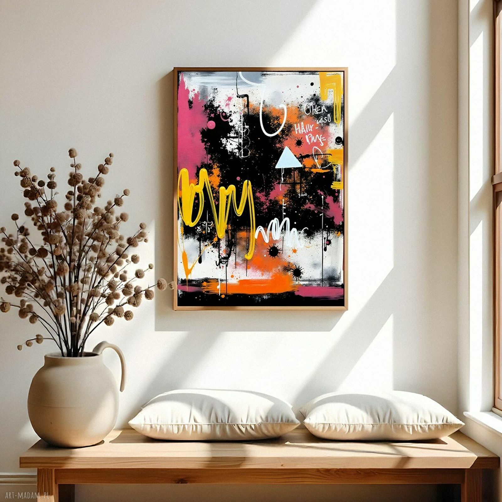 Kolorowa abstrakcja - plakat 40x50 cm