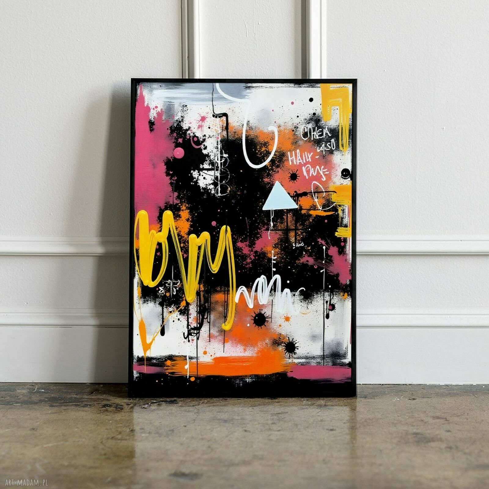 Kolorowa abstrakcja - plakat 40x50 cm