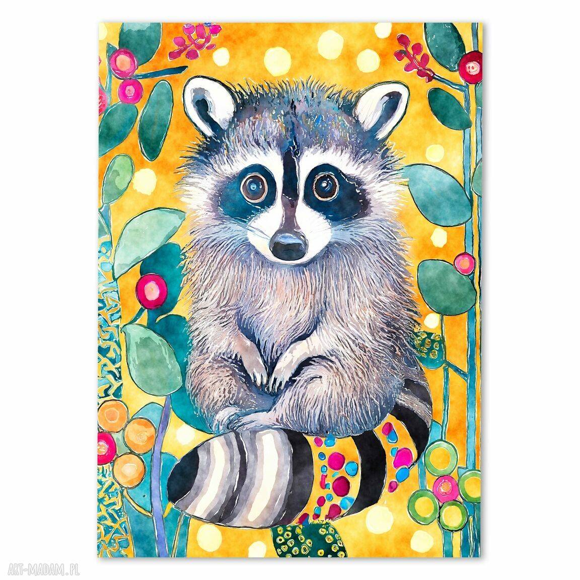 Plakat Kolorowy Szop 40x50 cm - szop pracz
