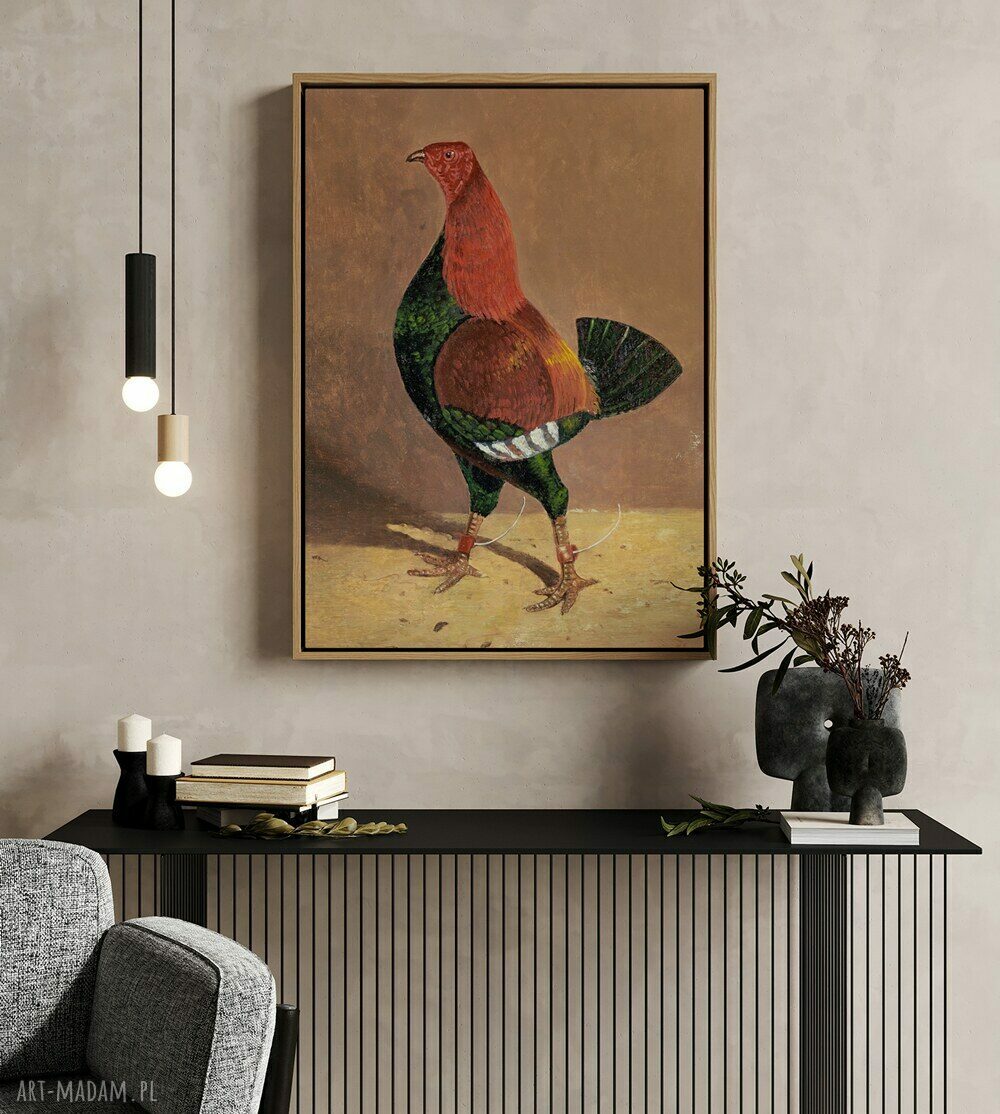 Plakat Kura 50x70 cm do restauracji i domu