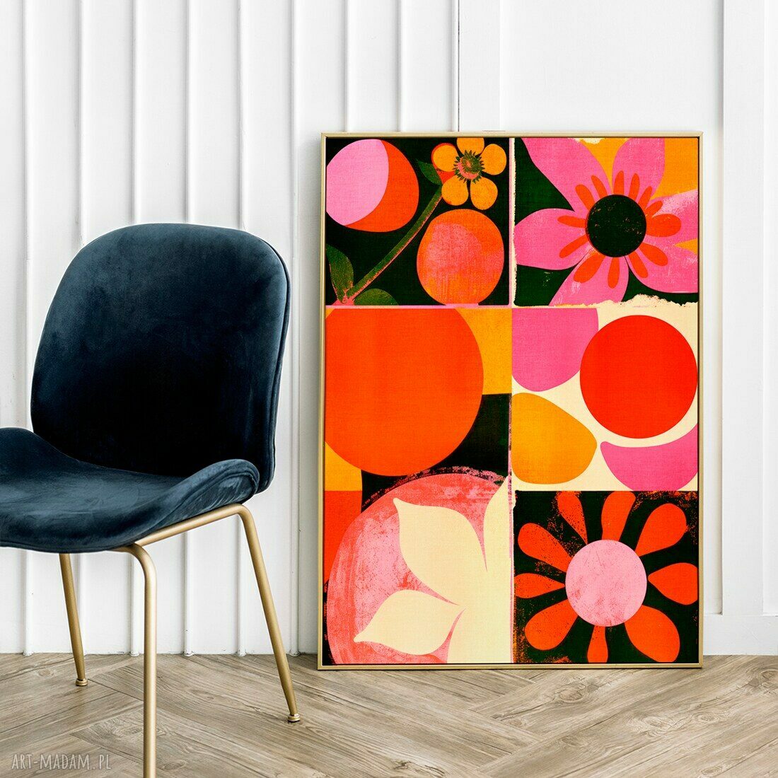 Plakat Kwiaty Mix 61x91 cm na prezent - premium wydruk