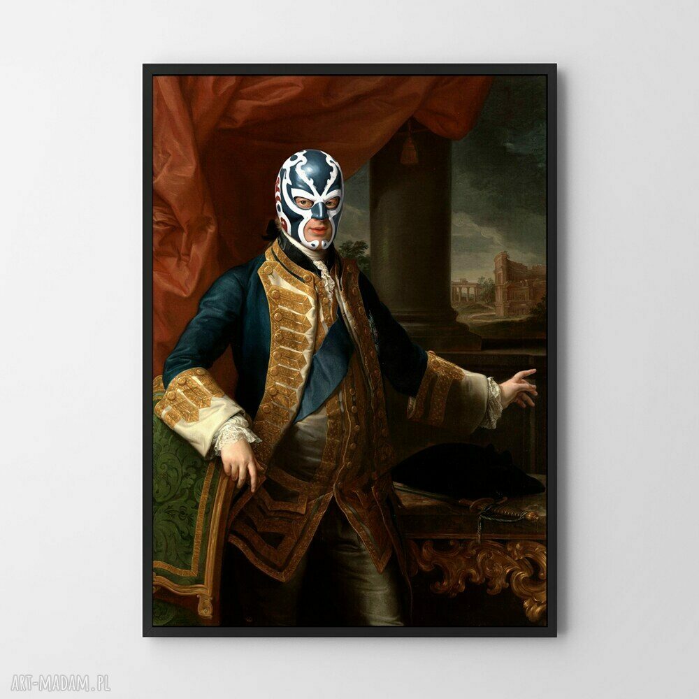 Plakat Luchadore do biura - format 61x91 cm