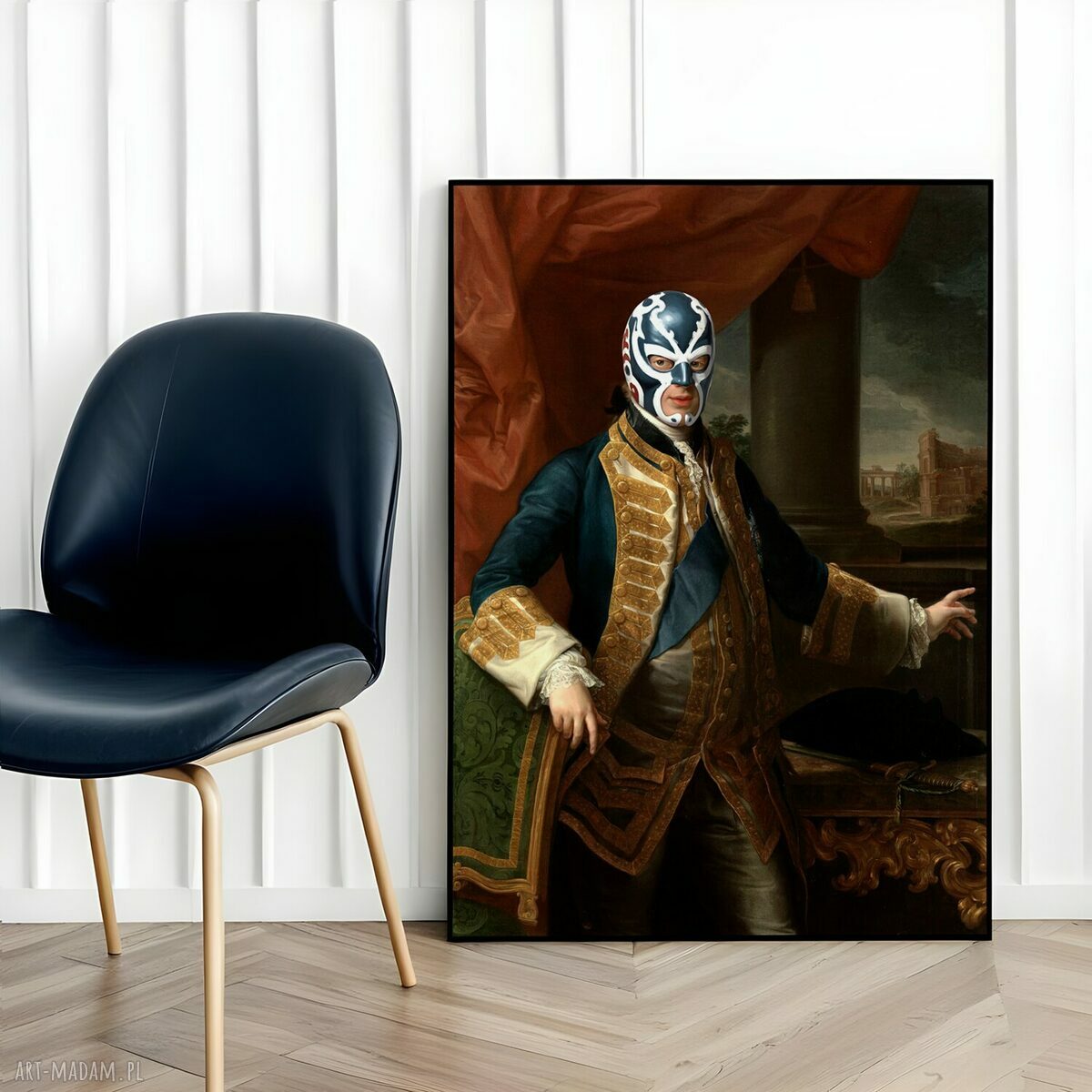 Plakat Luchadore - sztuka obraz portret, format 40x50 cm