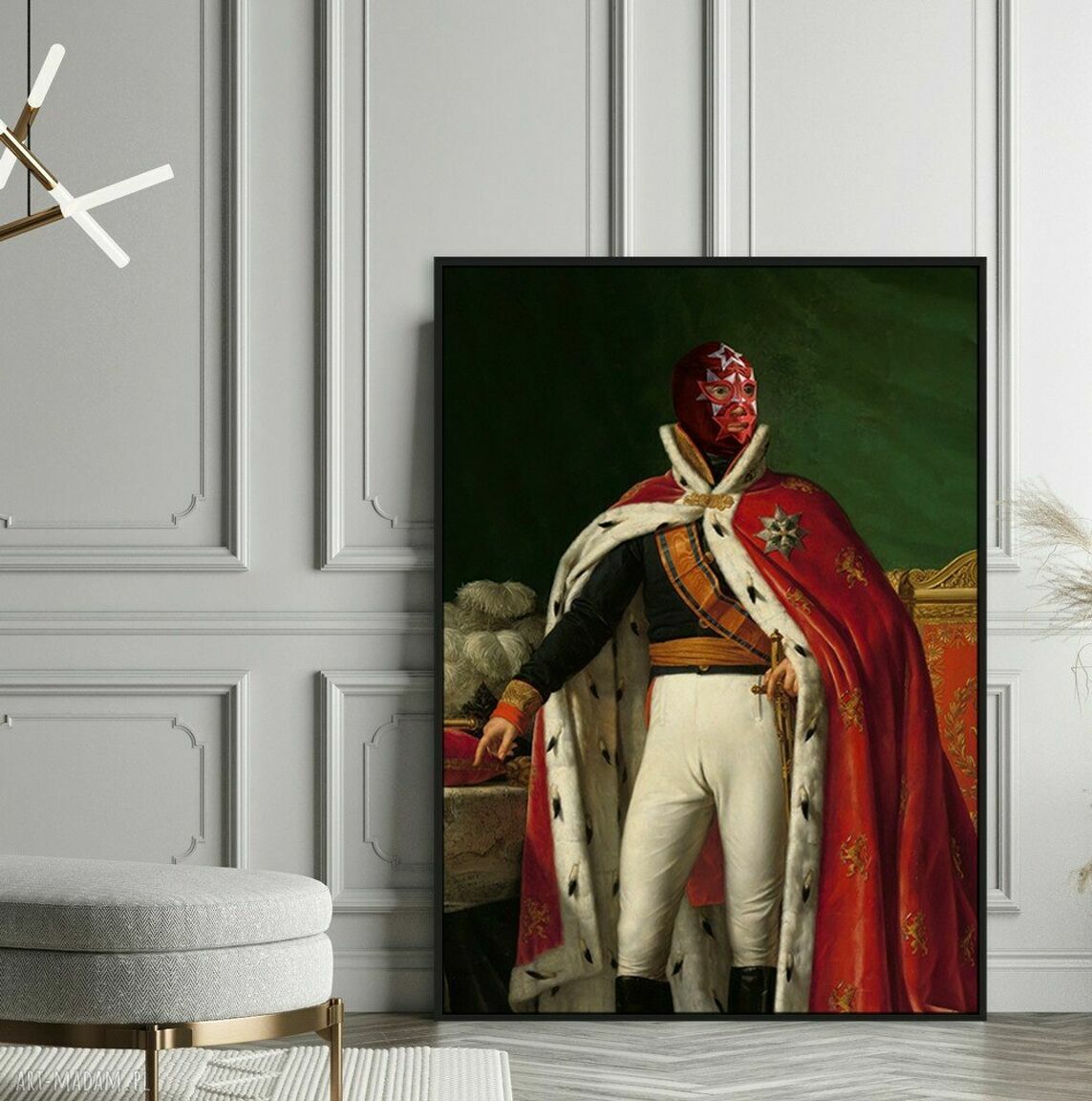 Plakat Luchadore 40x50 cm - wyrazista grafika do Twojego wnętrza