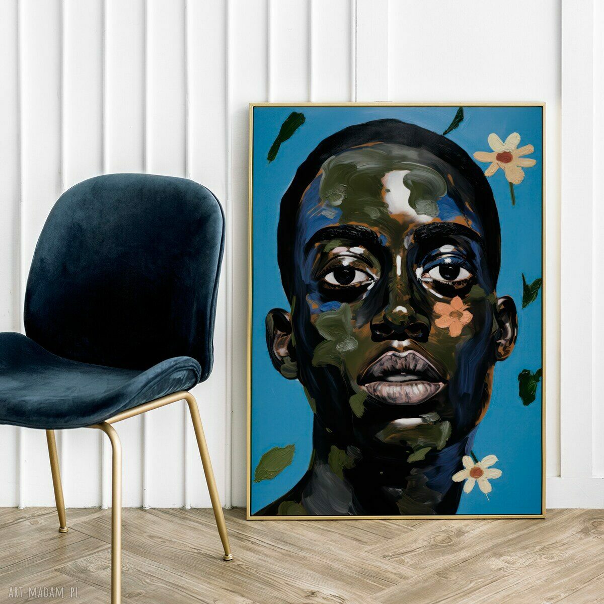 Plakat Mężczyzna Portret - format A4 Hogstudio