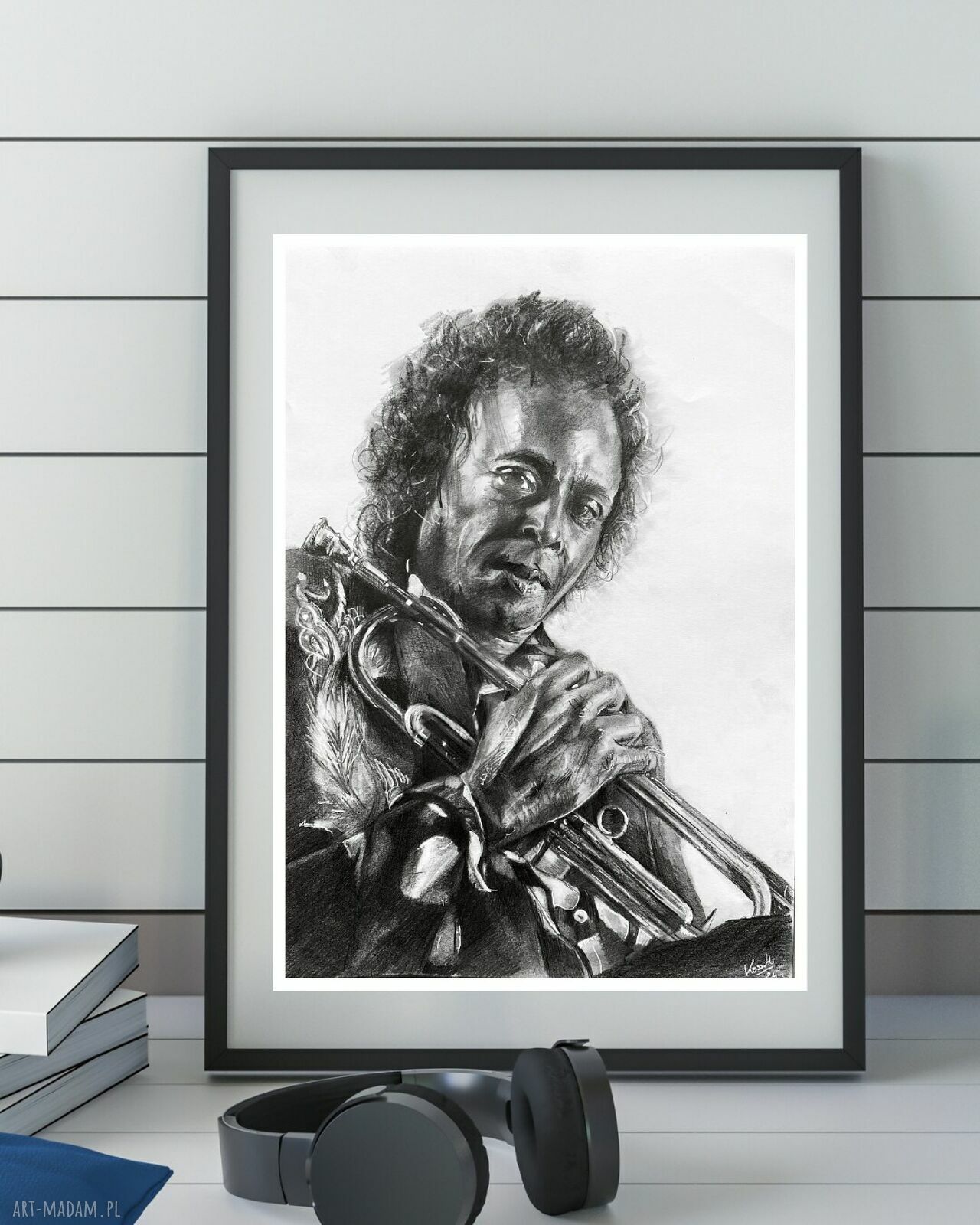 Plakat Miles Davis - Seria Ikony A3 - matowy papier 350 g/m2