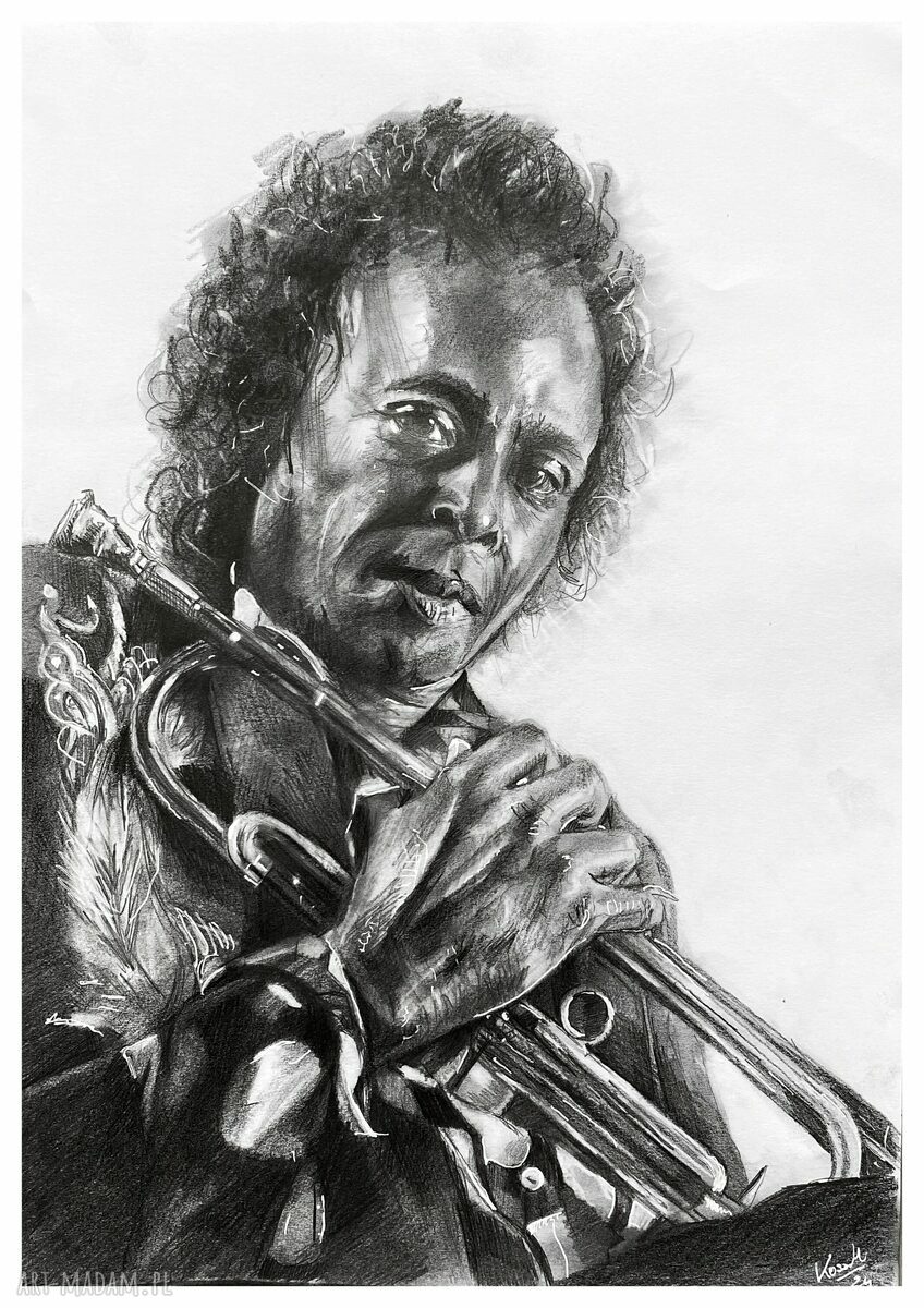 Plakat Miles Davis - Seria Ikony A3 - matowy papier 350 g/m2