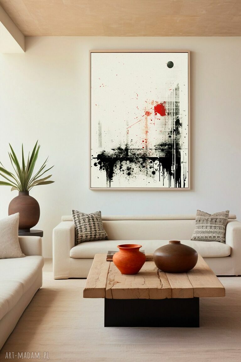 Plakat minimalistyczna abstrakcja - format A4