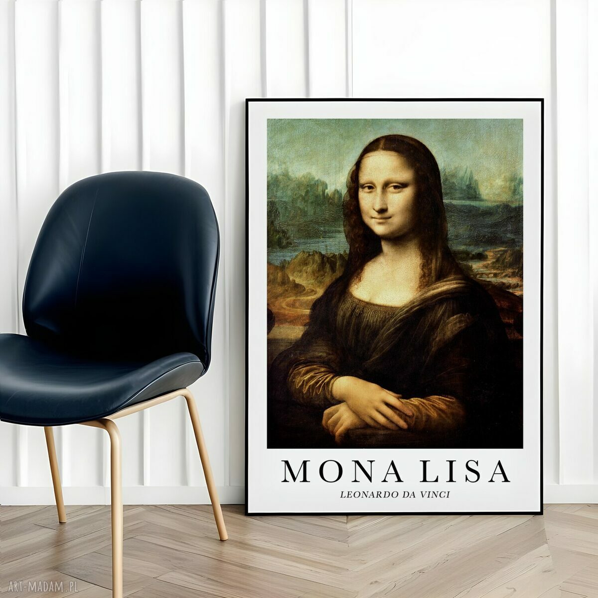 Plakat Mona Lisa da Vinci w klasycznej odsłonie - format 40x50 cm