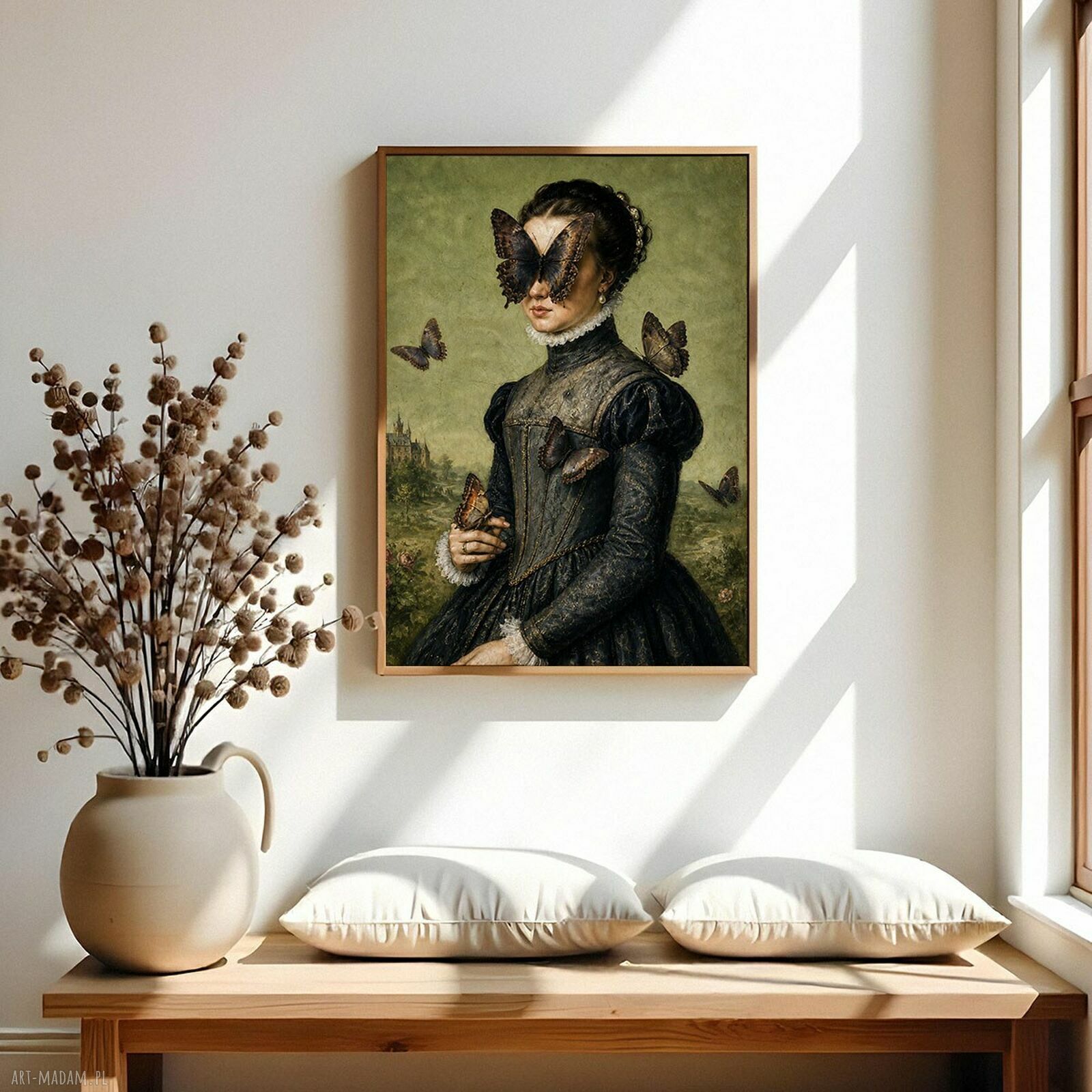 Plakat z motylami 40x50 cm - artystyczna dekoracja ścienna