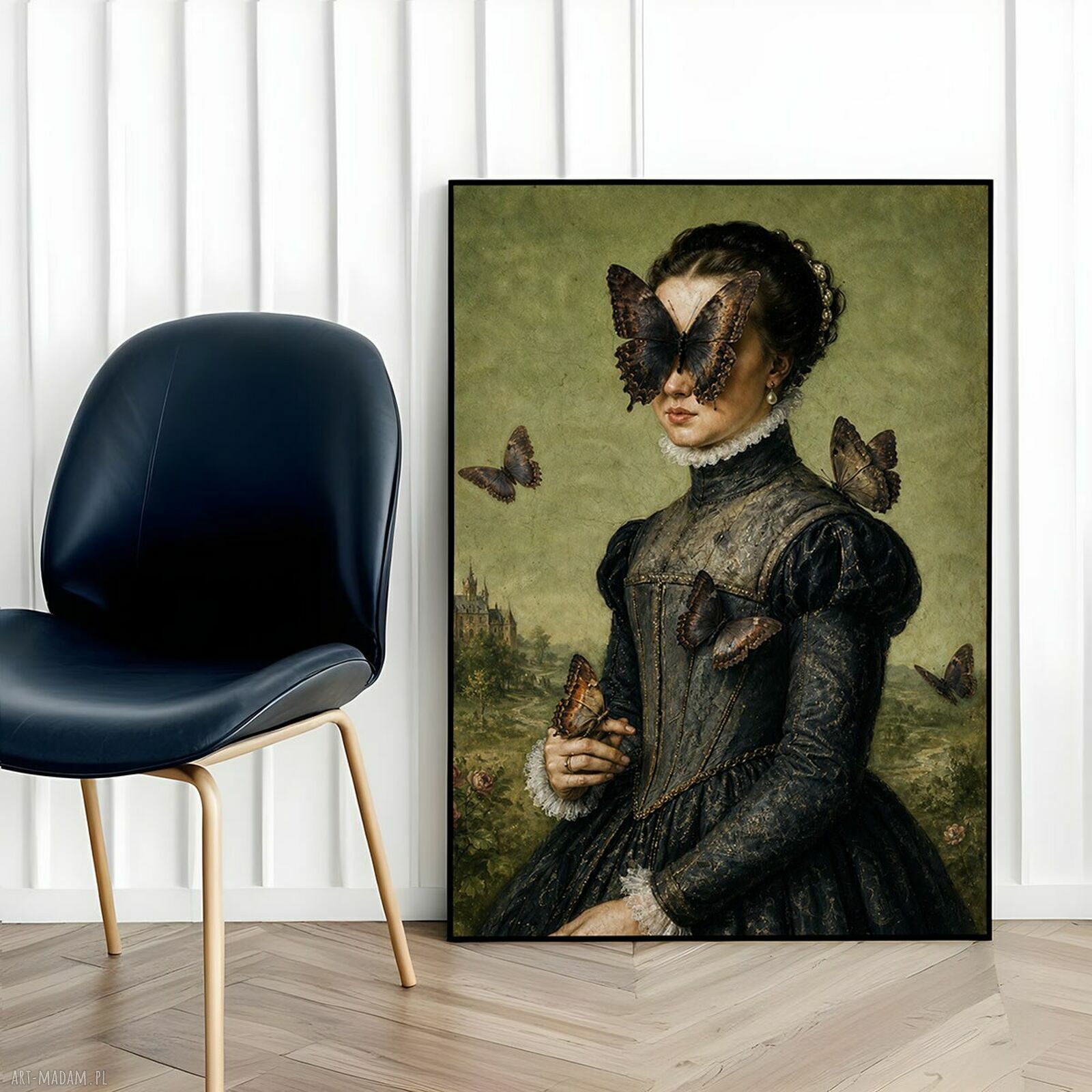 Plakat Motyle Sztuka 50x70 cm - dekoracja do salonu