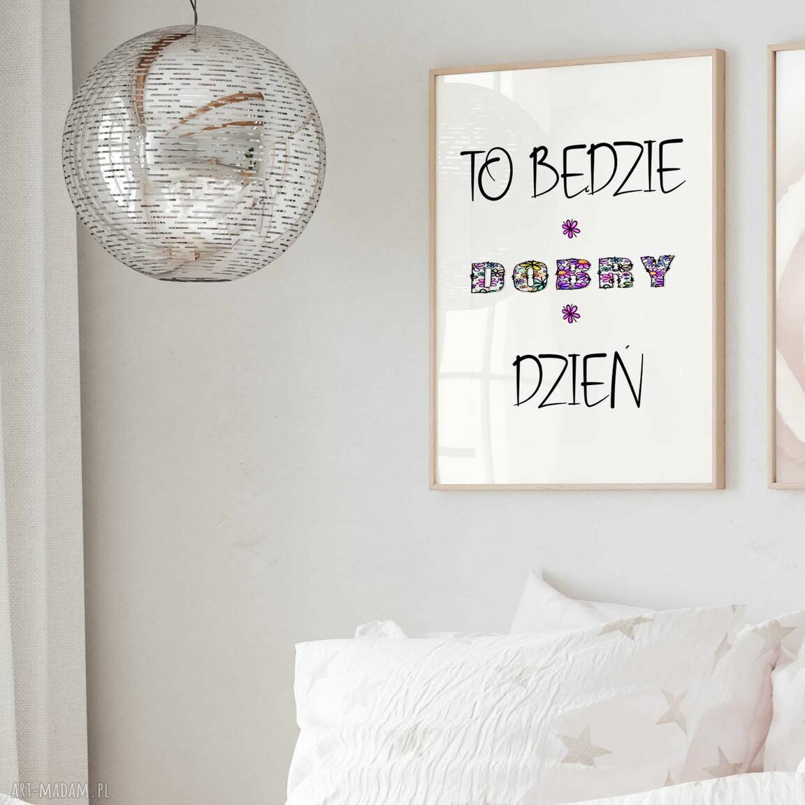 Plakat motywacyjny 40x50 cm 'To będzie dobry dzień'
