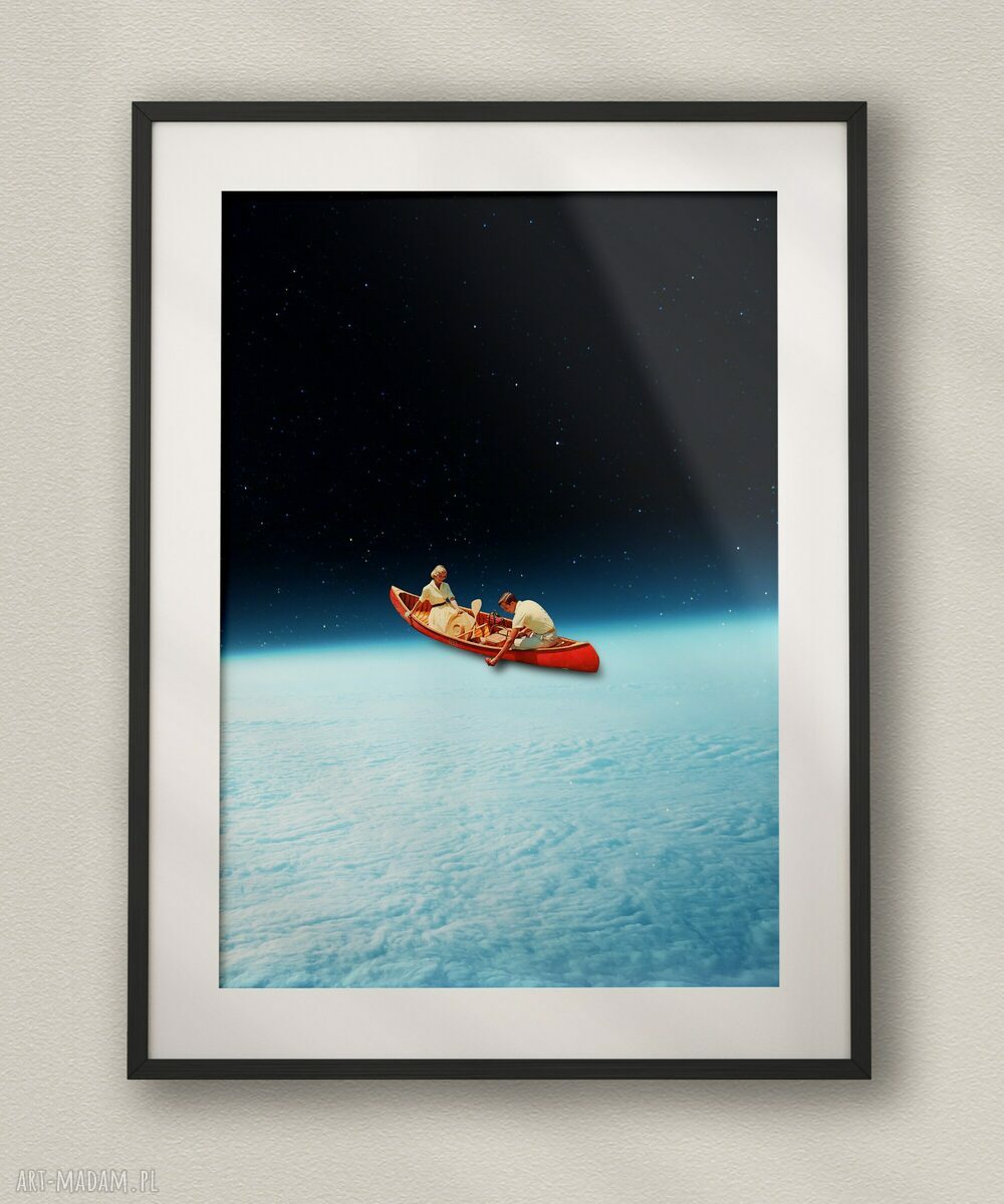 Plakat Nie Chwal Dnia - Kolaż Fine Art - A3