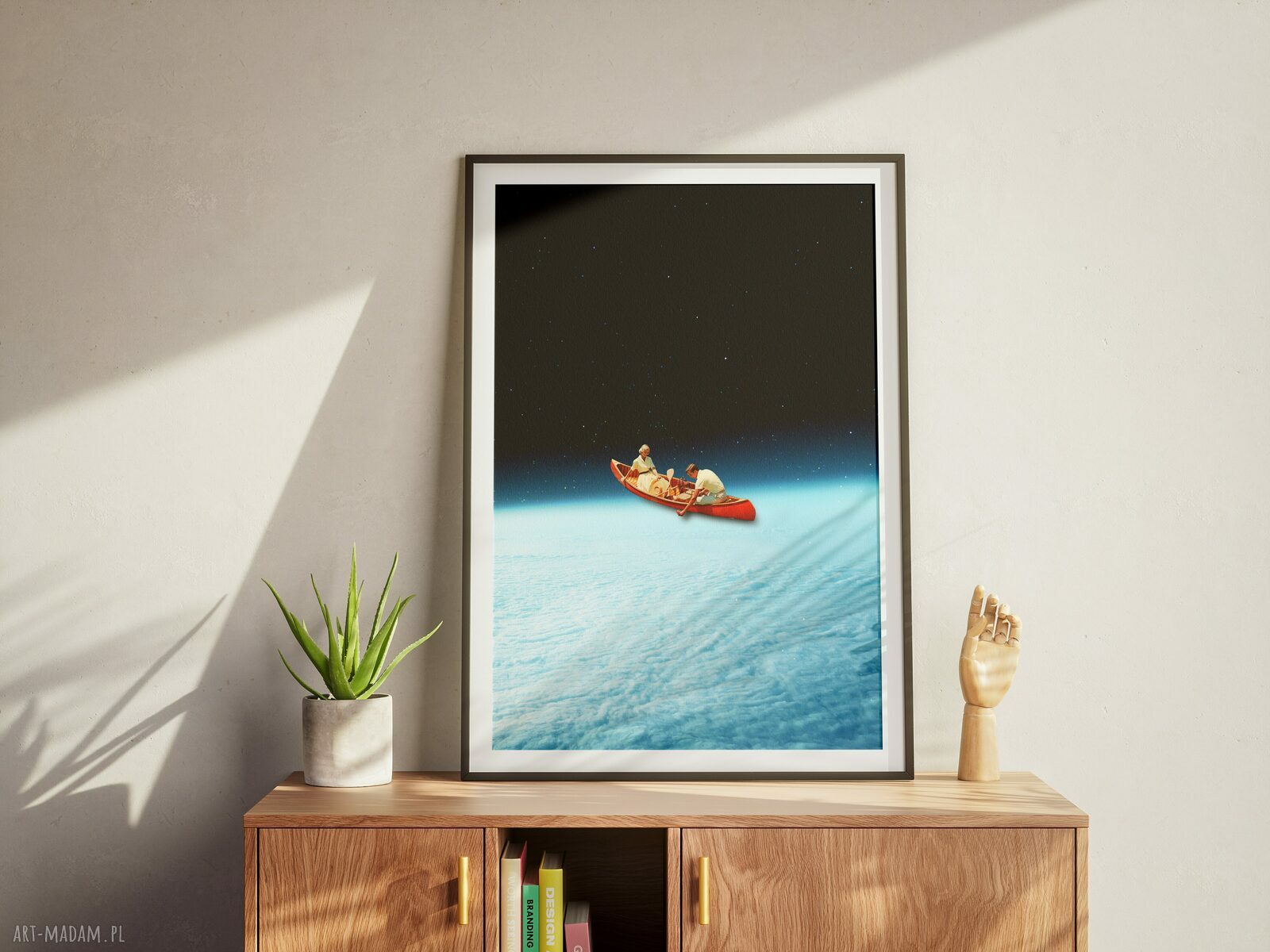 Plakat Nie Chwal Dnia - Kolaż Fine Art - A3