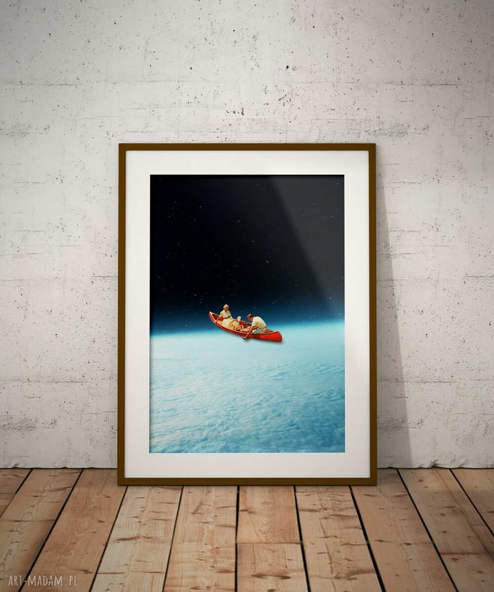 Plakat Nie Chwal Dnia - Kolaż Fine Art - A3
