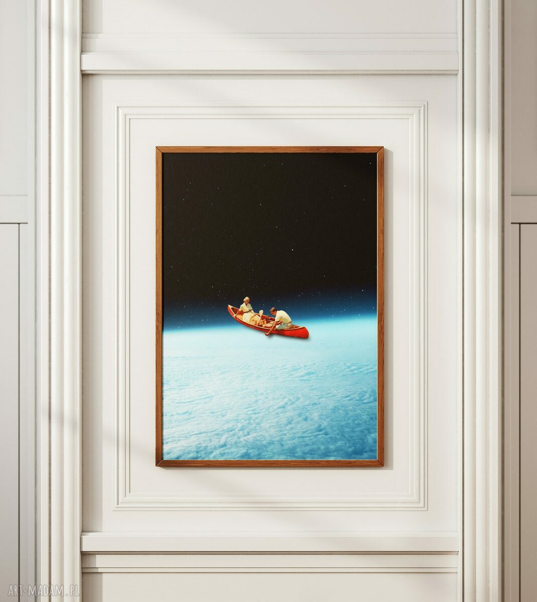 Plakat Nie Chwal Dnia - Kolaż Fine Art - A3