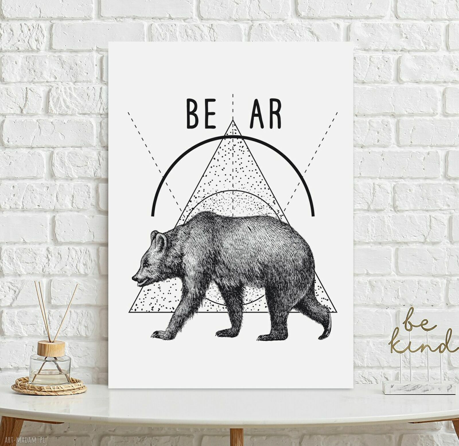 Plakat dekoracyjny do stylowego wnętrza