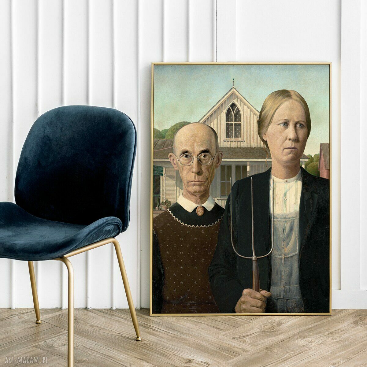 Plakat Hogstudio American Gothic - Nieoczekiwana zmiana 30x40 cm