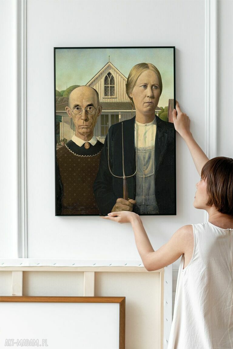 Plakat Hogstudio American Gothic - Nieoczekiwana zmiana 30x40 cm