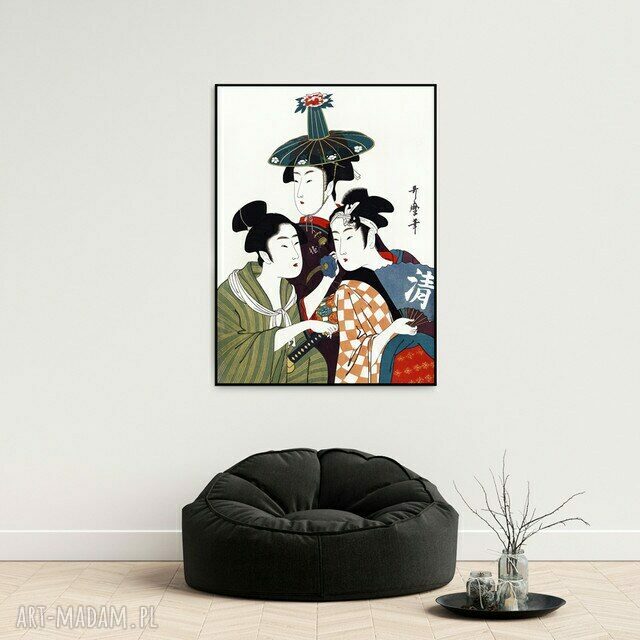 Plakat Obraz Azjatyckie Trio 50x70 cm B2