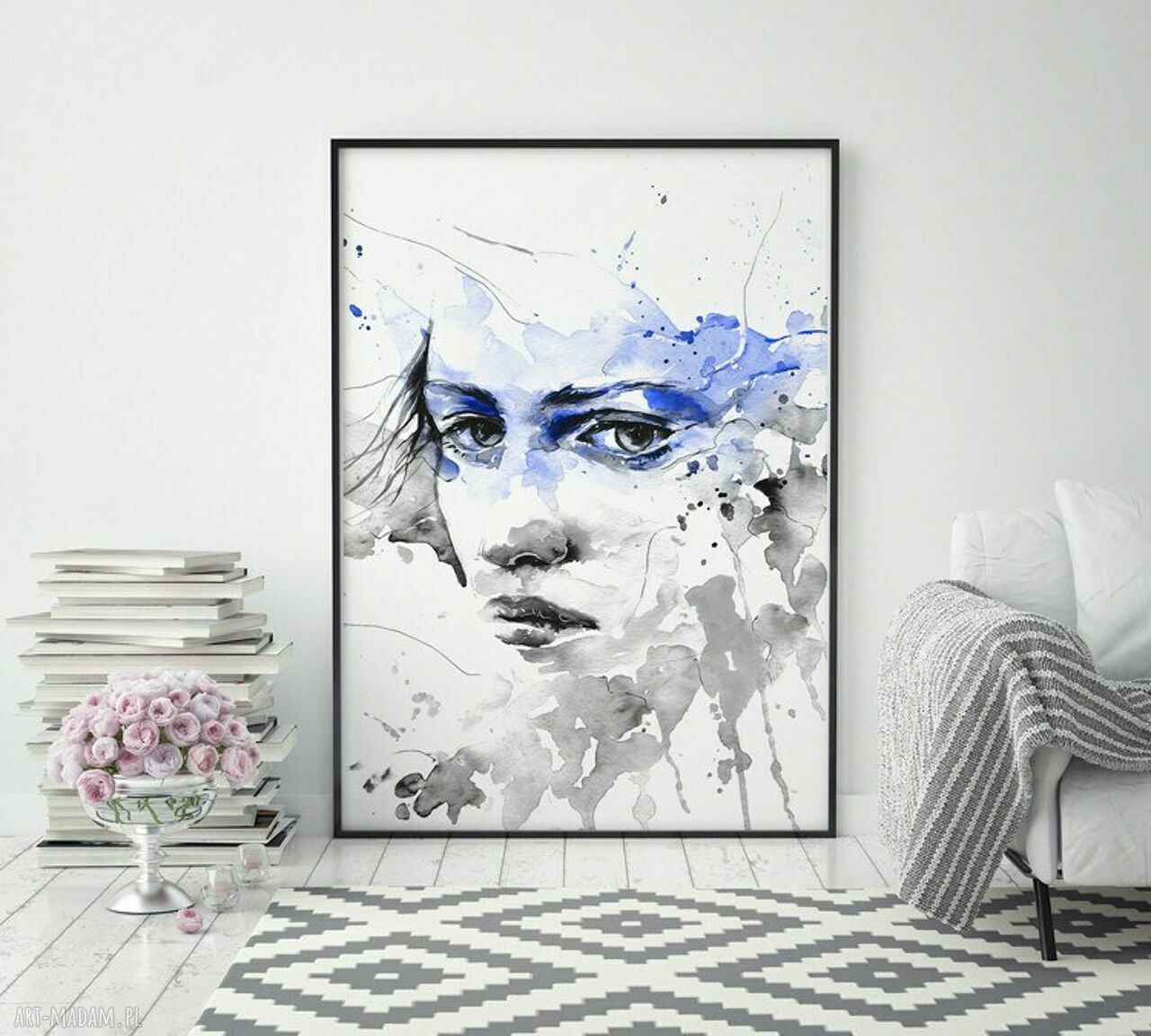 Plakat obraz Kobieta A3 29,7x42 cm - Hogstudio