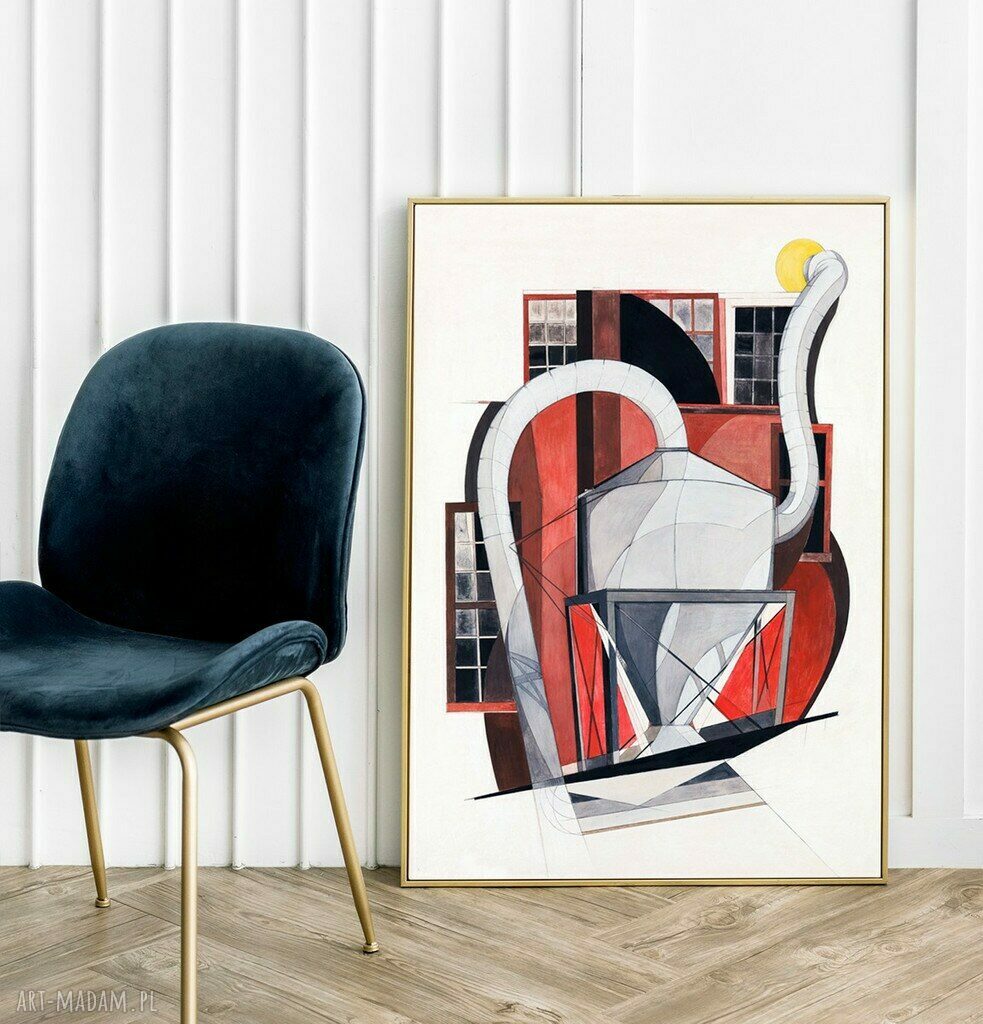 Plakat obraz Abstract Demuth A2 42x59,4 cm - nowoczesna grafika do salonu