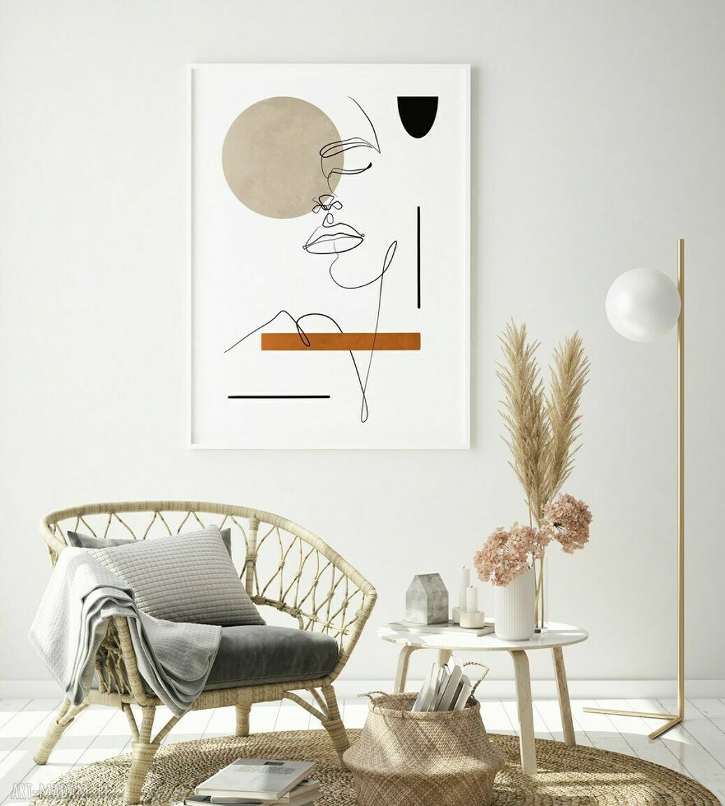 Plakat obraz Modern Line 40x50 cm