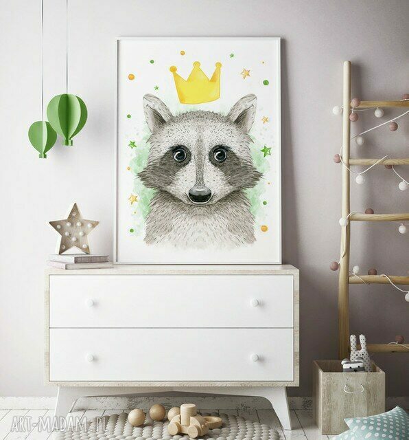 Plakat obraz Król Szop 50x70 cm B2 - dekoracja do pokoju dziecka
