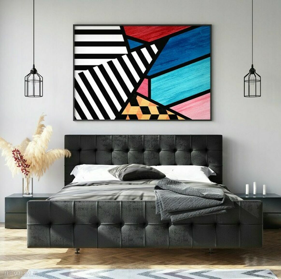 Plakat obraz abstrakcja 50x70 cm B2 Hogstudio