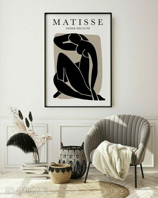 Plakat-obraz Black Matisse #2 B2 50x70 cm
