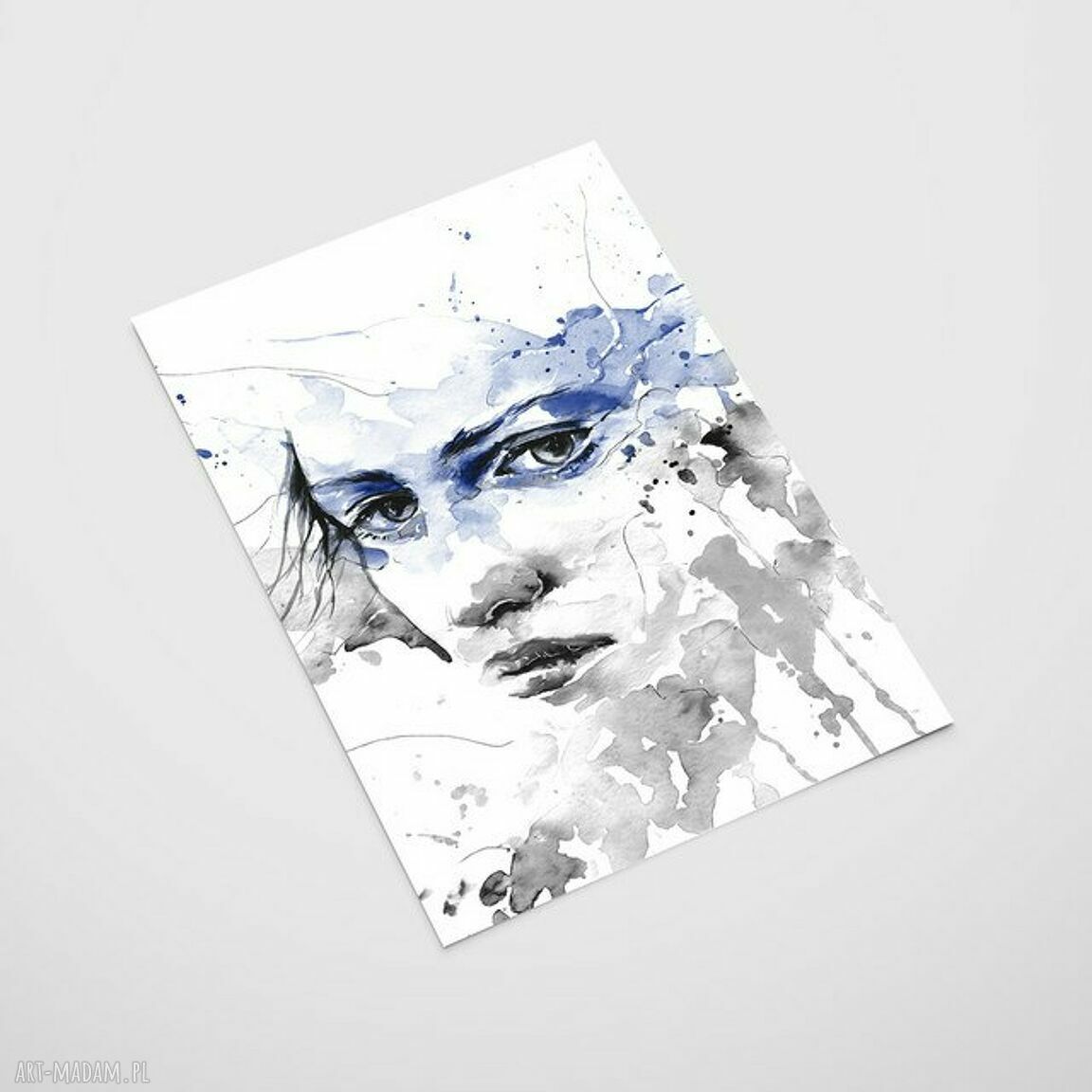 Plakat Obraz Kobieta 50x70 cm B2 - nowoczesna dekoracja do salonu i przedpokoju