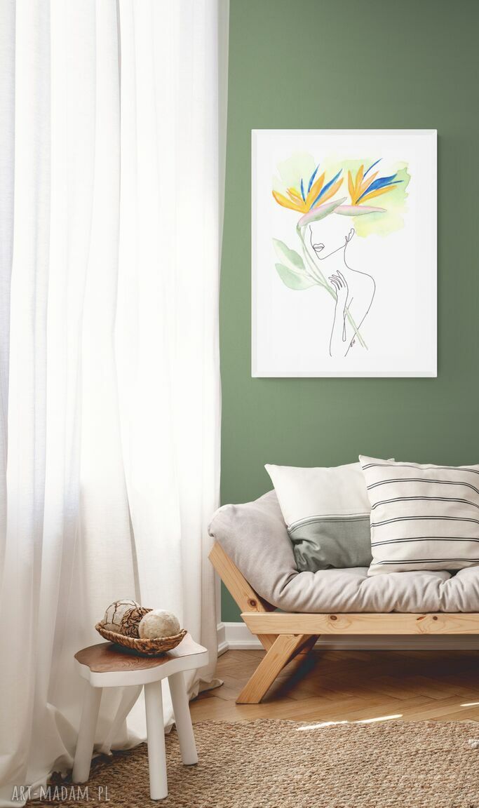 Plakat 70x100 cm Rajski Ptak - egzotyczna dekoracja na ścianę