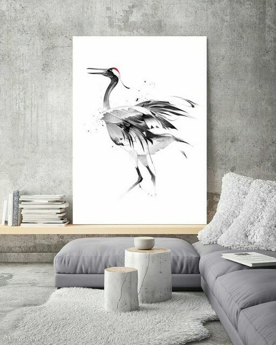Plakat obraz Szary 61x91 cm