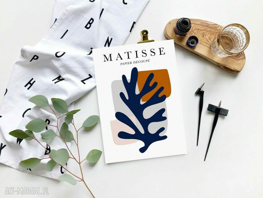 Plakat obraz Matisse LEAF - A4 21x29,7 cm